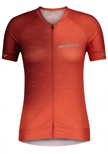 detail Dámsky cyklistický dres Scott Shirt W 's RC Pro s / sl Fla Re / Gl Bl