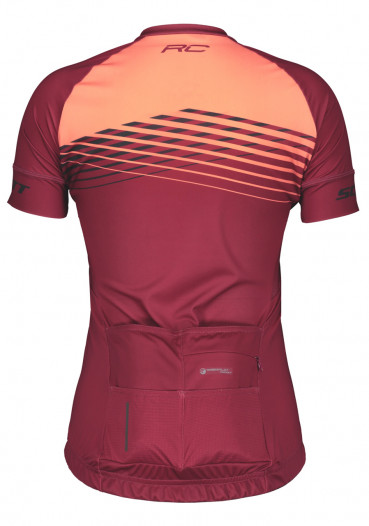 detail Dámsky cyklodres Scott Shirt W 's RC Pro s / sl red / pink