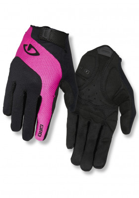 Dámske cyklistické rukavice Giro Tessa Lf Black/Pink