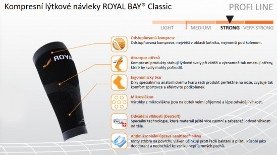 detail Royal Bay Classic-lýtkový návlek 9999