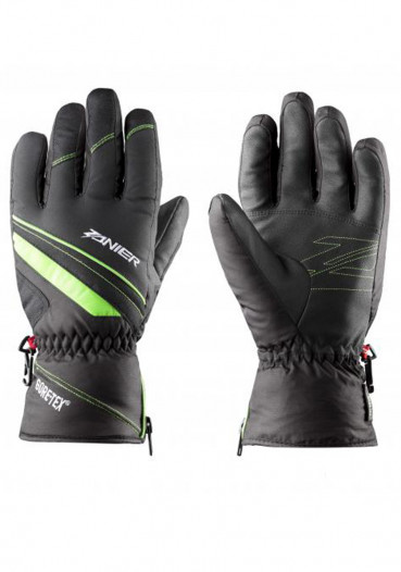 detail Detské zimné rukavice ZANIER Rauris GTX JR BLACK/GREEN
