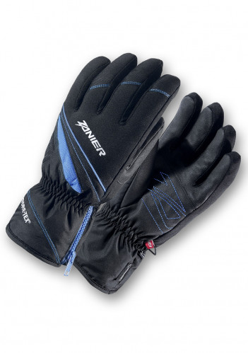 Detské zimné rukavice ZANIER RAURIS GTX JR BLACK/BLUE