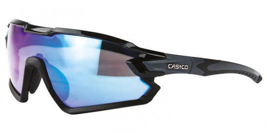 detail Casco SX-34 Carbonic black blue-miror