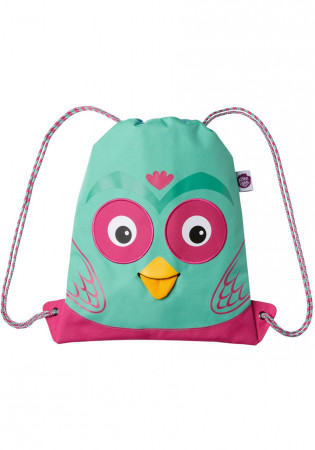 detail Detský vak Affenzahn Kids Sportsbag Owl - turquoise