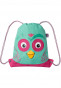 náhľad Detský vak Affenzahn Kids Sportsbag Owl - turquoise