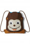 náhľad Detský vak Affenzahn Kids Sportsbag Monkey - brown