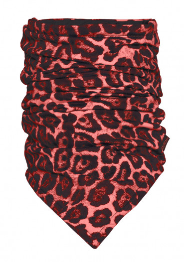 detail Dámsky nákrčník Goldbergh LEO neckwarmer RUBY RED